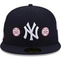 gorra-plana-azul-marino-ajustada-59fifty-spike-lee-patches-de-new-york-yankees-mlb-de-new-era