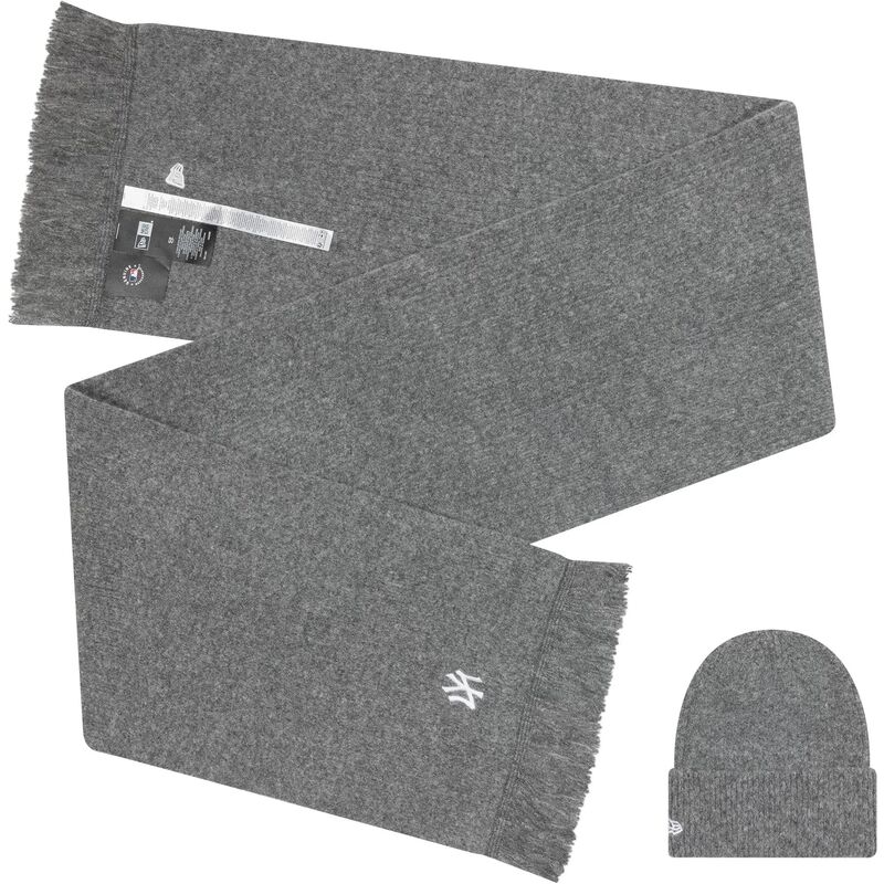 gorro-y-bufanda-gris-knit-set-de-new-york-yankees-mlb-de-new-era