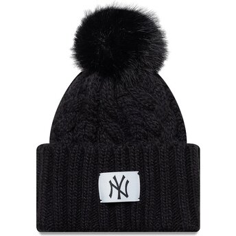 Gorro con pompón negro para niño Cable de New York Yankees MLB de New Era
