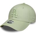 gorra-curva-verde-ajustable-para-mujer-con-logo-verde-9forty-league-essential-de-los-angeles-dodgers-mlb-de-new-era