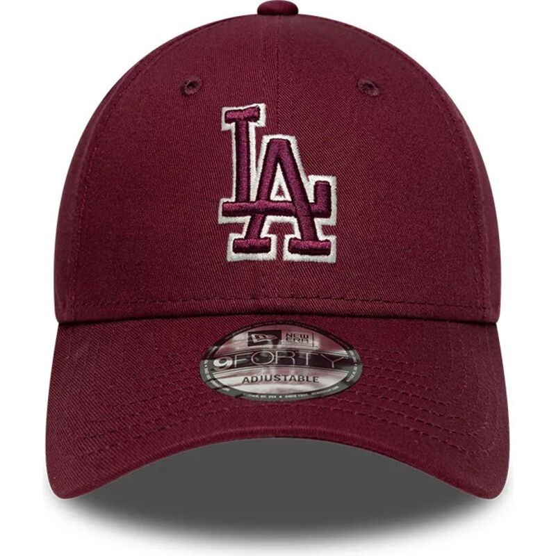gorra-curva-granate-ajustable-con-logo-granate-9forty-team-outline-de-los-angeles-dodgers-mlb-de-new-era