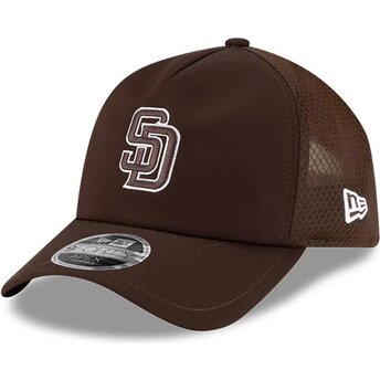 Gorra trucker marrón 9FORTY APEX Batting Practice de San Diego Padres MLB de New Era