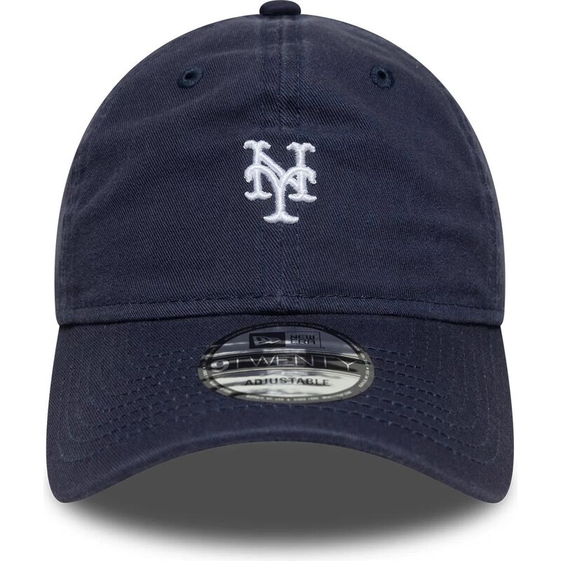 gorra-curva-azul-marino-ajustable-9twenty-washed-mini-logo-de-new-york-mets-mlb-de-new-era