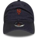 gorra-curva-azul-marino-ajustable-con-logo-marron-9twenty-mini-logo-de-new-york-mets-mlb-de-new-era