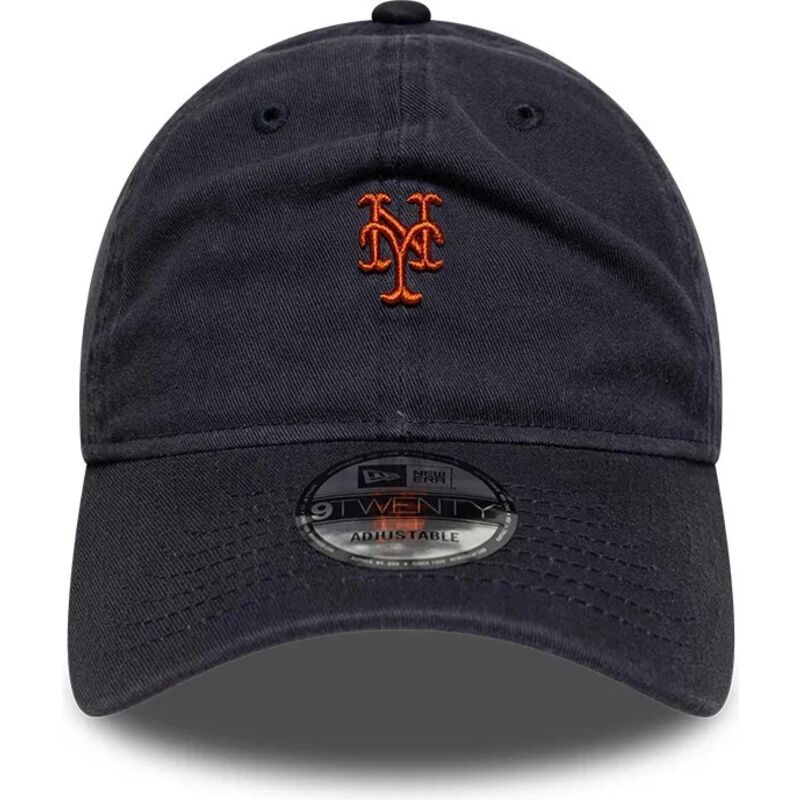 gorra-curva-azul-marino-ajustable-con-logo-marron-9twenty-mini-logo-de-new-york-mets-mlb-de-new-era gorra-curva-azul-marino-ajustable-con-logo-marron-9twenty-mini-logo-de-new-york-mets-mlb-de-new-era