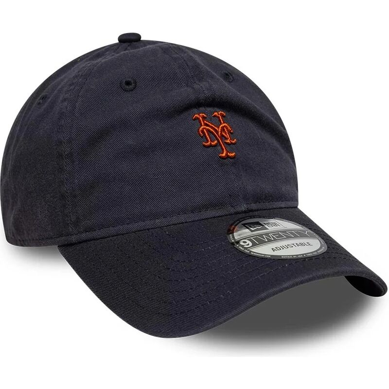 gorra-curva-azul-marino-ajustable-con-logo-marron-9twenty-mini-logo-de-new-york-mets-mlb-de-new-era gorra-curva-azul-marino-ajustable-con-logo-marron-9twenty-mini-logo-de-new-york-mets-mlb-de-new-era