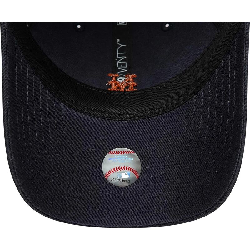 gorra-curva-azul-marino-ajustable-con-logo-marron-9twenty-mini-logo-de-new-york-mets-mlb-de-new-era gorra-curva-azul-marino-ajustable-con-logo-marron-9twenty-mini-logo-de-new-york-mets-mlb-de-new-era