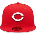 gorra-plana-roja-ajustada-59fifty-ac-perf-de-cincinnati-reds-mlb-de-new-era