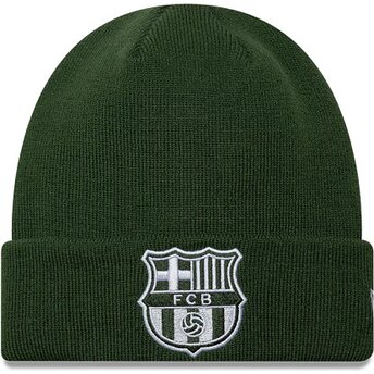 Gorro verde con logo blanco Seasonal Cuff de FC Barcelona LALIGA de New Era