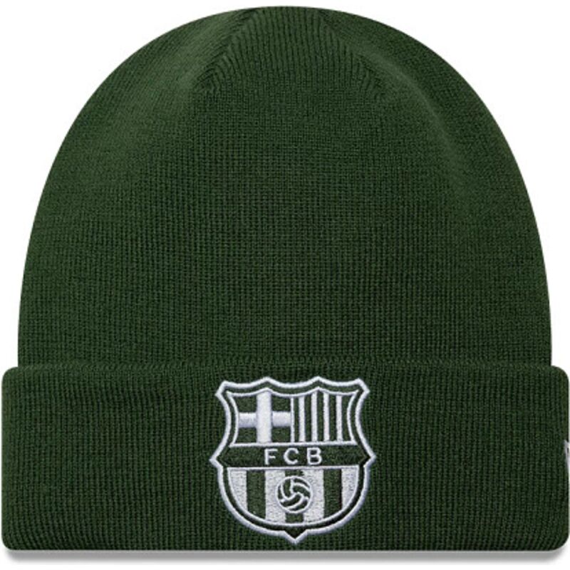 gorro-verde-con-logo-blanco-seasonal-cuff-de-fc-barcelona-laliga-de-new-era