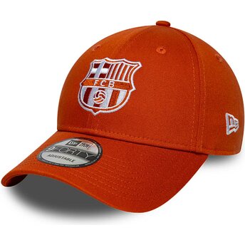 Gorra curva naranja ajustable 9FORTY Seasonal de FC Barcelona LALIGA de New Era