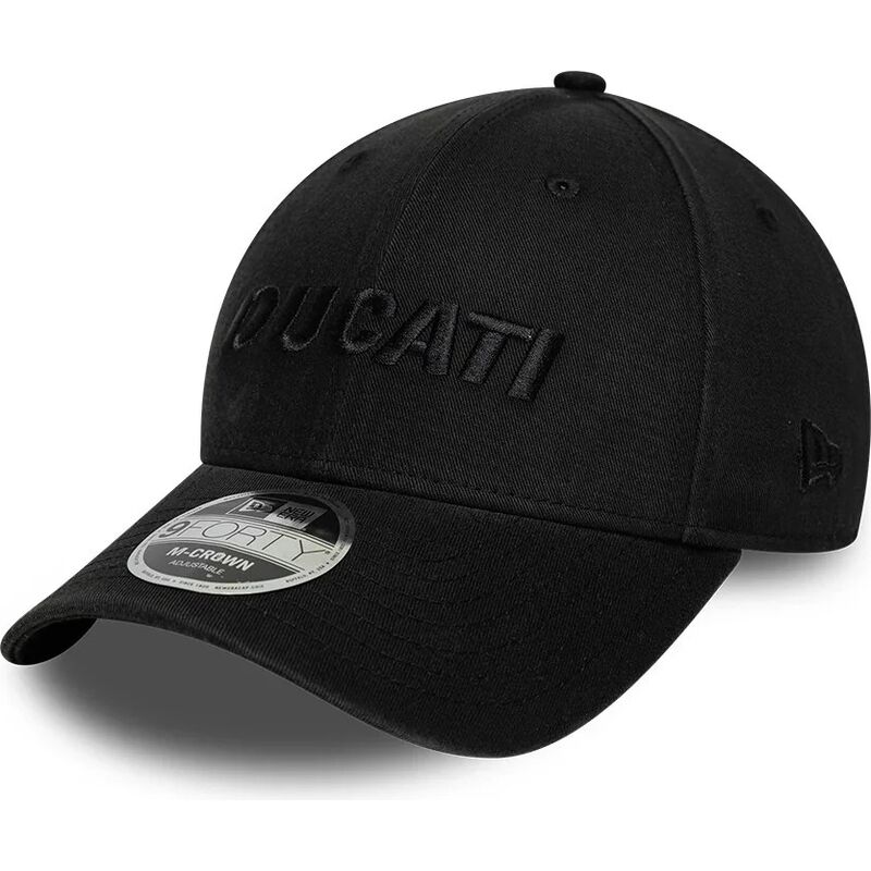 gorra-curva-negra-snapback-con-logo-negro-9forty-m-crown-wordmark-de-ducati-motor-motogp-de-new-era