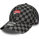 gorra-curva-negra-ajustable-9twenty-check-de-ducati-motor-motogp-de-new-era