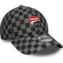 gorra-curva-negra-ajustable-9twenty-check-de-ducati-motor-motogp-de-new-era