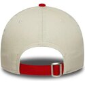 gorra-curva-beige-y-roja-ajustable-para-nino-9forty-contrast-de-manchester-united-football-club-premier-league-de-new-era