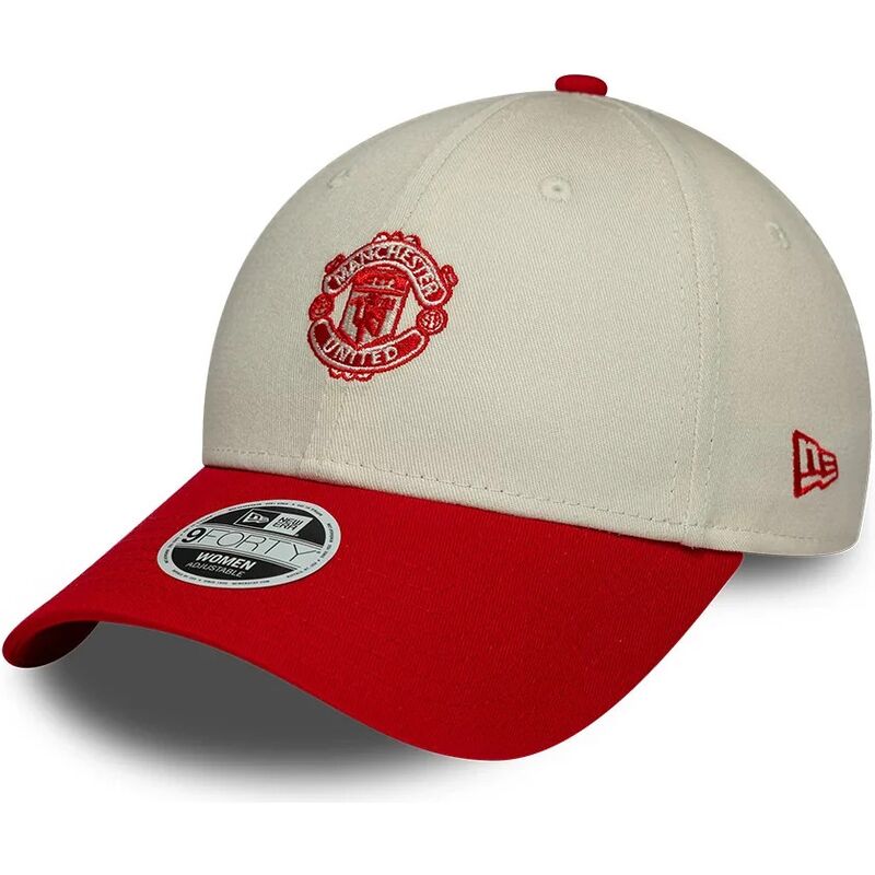 gorra-curva-beige-y-roja-ajustable-para-mujer-9forty-contrast-de-manchester-united-football-club-premier-league-de-new-era
