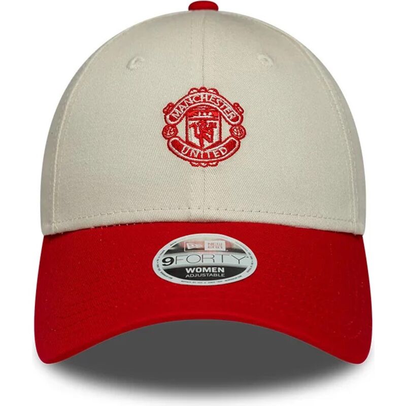 gorra-curva-beige-y-roja-ajustable-para-mujer-9forty-contrast-de-manchester-united-football-club-premier-league-de-new-era