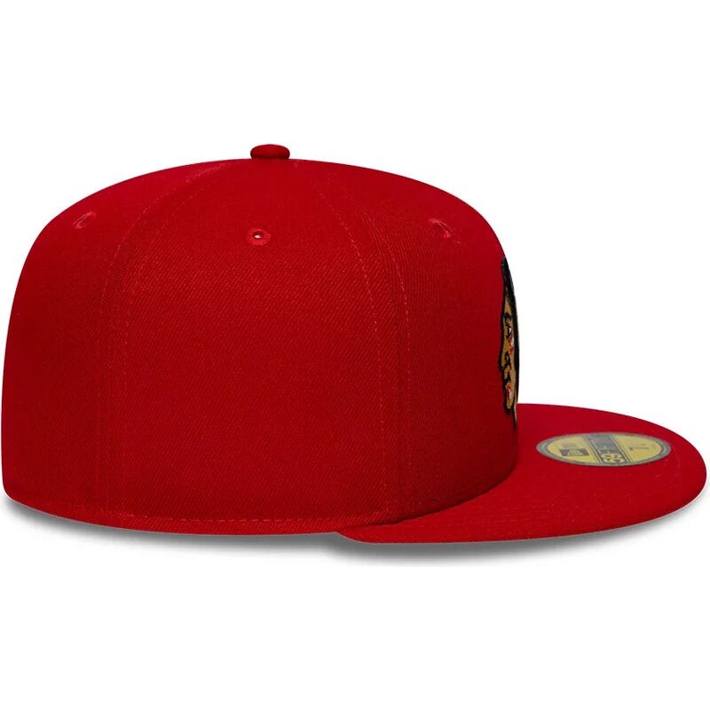 gorra-plana-roja-ajustada-59fifty-basic-de-chicago-blackhawks-nhl-de-new-era gorra-plana-roja-ajustada-59fifty-basic-de-chicago-blackhawks-nhl-de-new-era