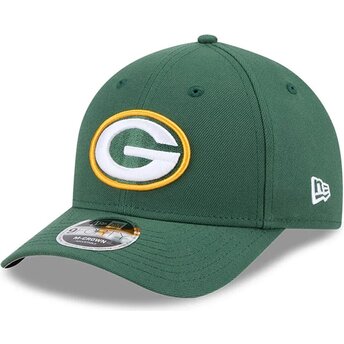 Gorra curva verde snapback 9FORTY M-Crown Team de Green Bay Packers NFL de New Era