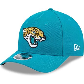 Gorra curva azul snapback 9FORTY M-Crown Team de Jacksonville Jaguars NFL de New Era