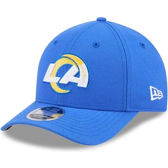 Gorra curva azul snapback 9FORTY M-Crown Team de Los Angeles Rams NFL de New Era
