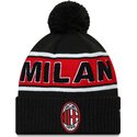gorro-con-pompon-negro-y-rojo-sport-cuff-de-ac-milan-serie-a-de-new-era