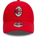 gorra-curva-roja-ajustable-para-nino-9forty-core-de-ac-milan-serie-a-de-new-era