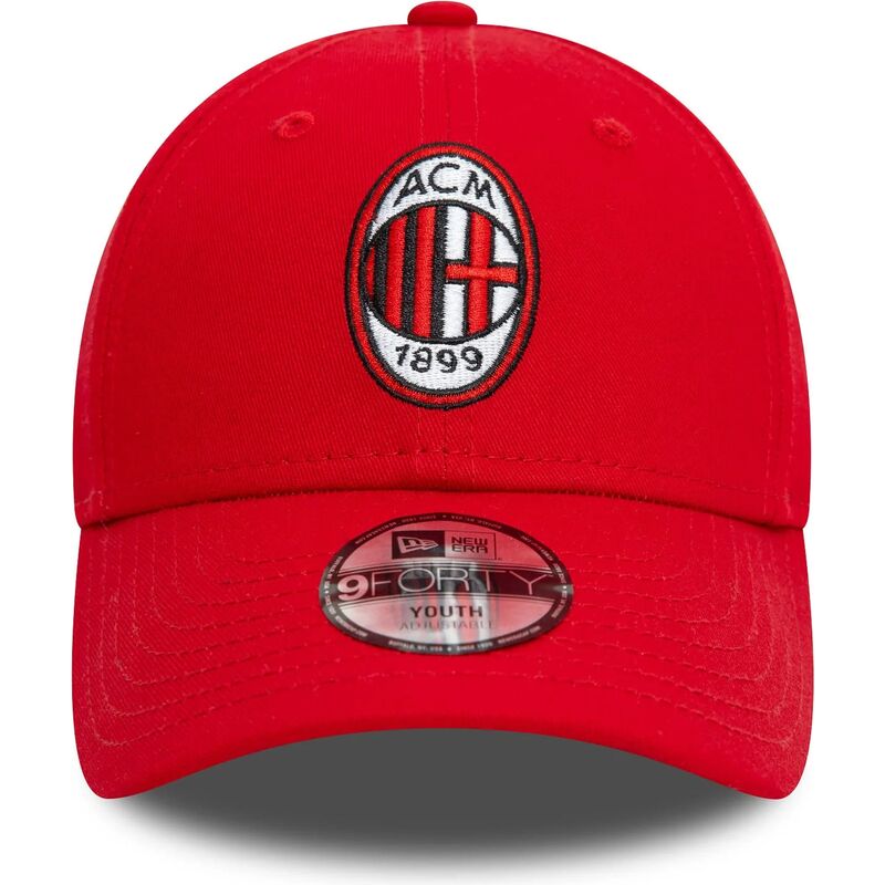 gorra-curva-roja-ajustable-para-nino-9forty-core-de-ac-milan-serie-a-de-new-era