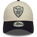 gorra-curva-beige-y-azul-marino-ajustada-39thirty-seasonal-de-associazione-sportiva-roma-serie-a-de-new-era