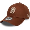 gorra-curva-marron-snapback-9forty-team-de-chelsea-football-club-premier-league-de-new-era