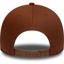 gorra-curva-marron-snapback-9forty-team-de-chelsea-football-club-premier-league-de-new-era