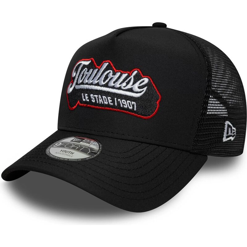 gorra-trucker-negra-para-nino-e-frame-patch-de-stade-toulousain-de-new-era gorra-trucker-negra-para-nino-e-frame-patch-de-stade-toulousain-de-new-era