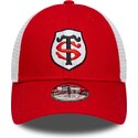 gorra-trucker-roja-y-blanca-ajustable-para-nino-9forty-league-de-stade-toulousain-top-14-de-new-era
