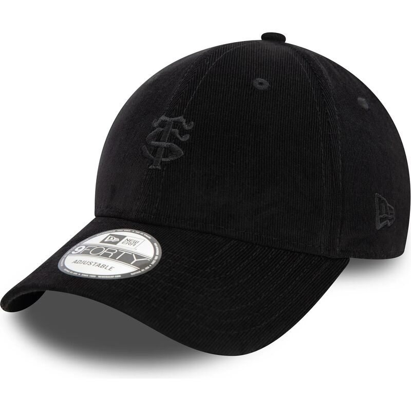 gorra-curva-negra-ajustable-con-logo-negro-9forty-baby-cord-de-stade-toulousain-top-14-de-new-era