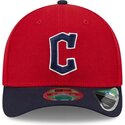 gorra-curva-roja-y-azul-marino-snapback-9forty-m-crown-player-replica-de-cleveland-guardians-mlb-de-new-era