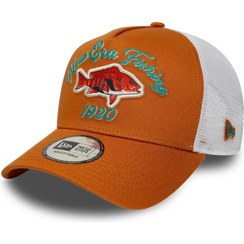 gorra-trucker-naranja-y-blanca-a-frame-fishing-de-new-era gorra-trucker-naranja-y-blanca-a-frame-fishing-de-new-era