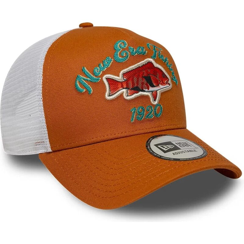 gorra-trucker-naranja-y-blanca-a-frame-fishing-de-new-era gorra-trucker-naranja-y-blanca-a-frame-fishing-de-new-era