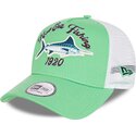 gorra-trucker-verde-y-blanca-a-frame-fishing-de-new-era
