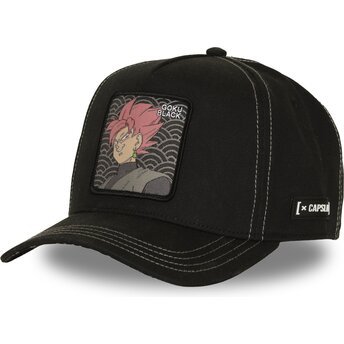 Gorra curva negra snapback Goku Black DBS9 BLA Dragon Ball de Capslab