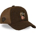 gorra-trucker-marron-diablo-de-tasmania-loo14-taz-looney-tunes-de-capslab