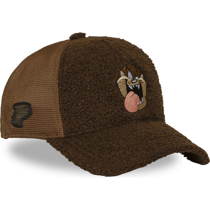 gorra-trucker-marron-diablo-de-tasmania-loo14-taz-looney-tunes-de-capslab