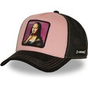 gorra-trucker-rosa-y-negra-mona-lisa-acid-art1-mona-monacid-famous-de-capslab