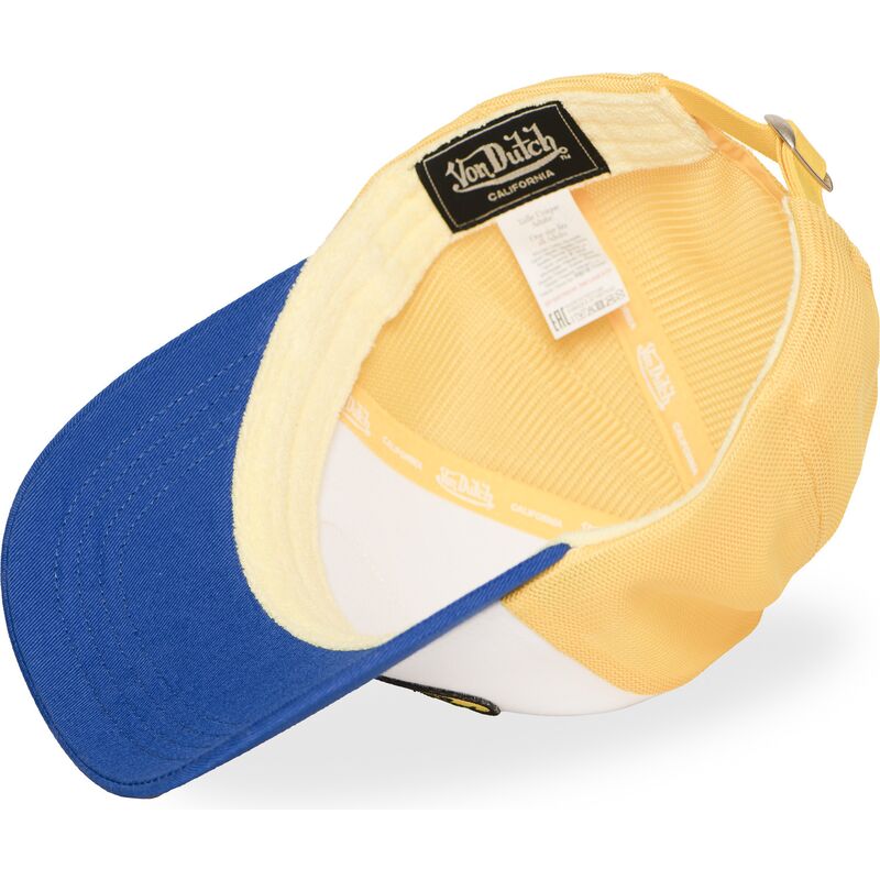 gorra-trucker-amarilla-y-azul-lof-b42-de-von-dutch gorra-trucker-amarilla-y-azul-lof-b42-de-von-dutch