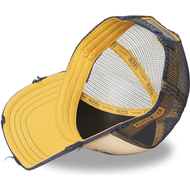 gorra-trucker-beige-y-azul-marino-crew32-de-von-dutch gorra-trucker-beige-y-azul-marino-crew32-de-von-dutch