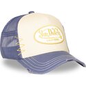 gorra-trucker-beige-y-violeta-used-13-de-von-dutch