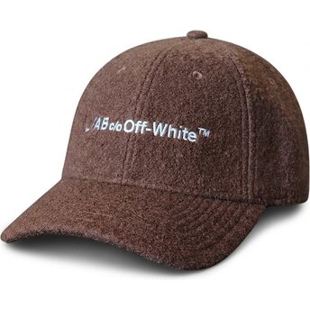 Gorra curva marrón ajustable Embroidered Sherpa de L/AB c/o Off-White™