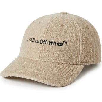 Gorra curva beige ajustable Embroidered Sherpa de L/AB c/o Off-White™