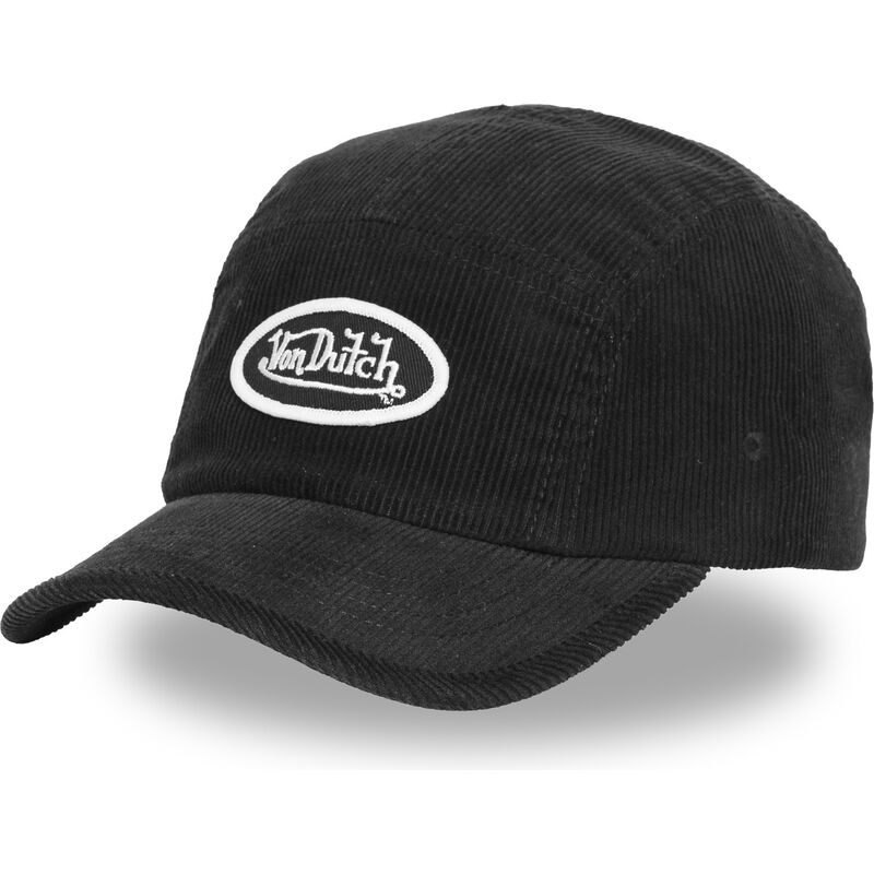gorra-5-panel-curva-negra-y-blanca-ajustable-c5p-vel05-de-von-dutch