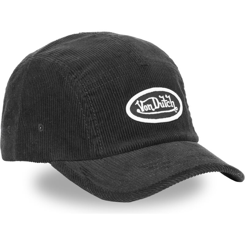 gorra-5-panel-curva-negra-y-blanca-ajustable-c5p-vel05-de-von-dutch