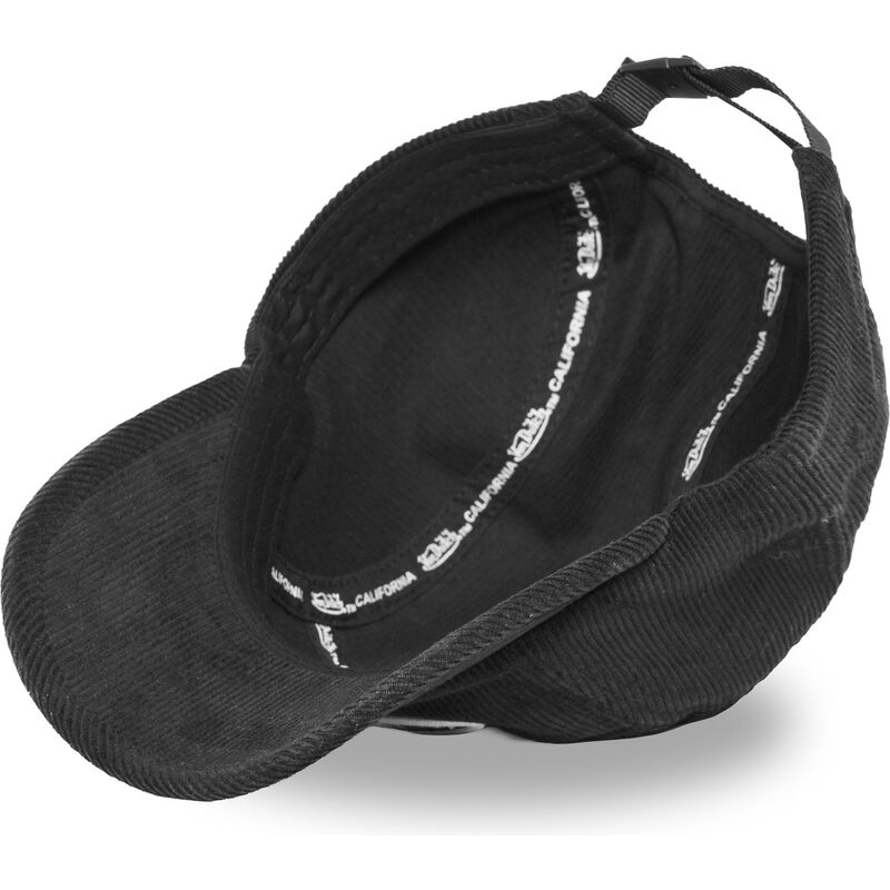 gorra-5-panel-curva-negra-y-blanca-ajustable-c5p-vel05-de-von-dutch